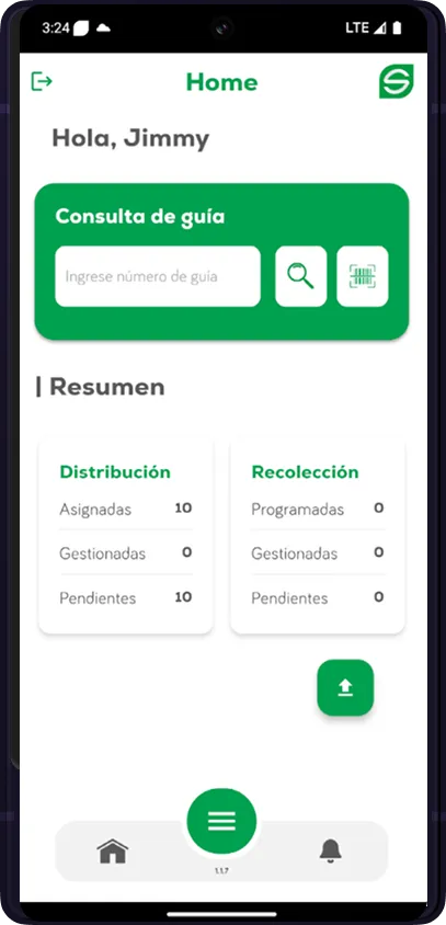 Imagen proyecto Servientrega Mensajero