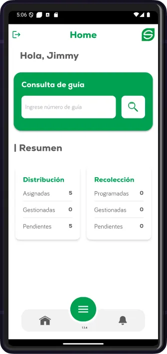 Imagen proyecto Servientrega Mensajero